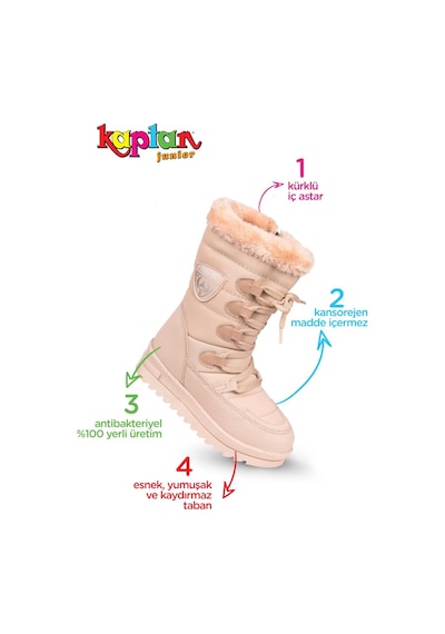 Kaptan Junior Kız Çocuk Botu İçi Kürklü Pgmk 5995 001