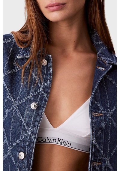 Calvin Klein Bayan Kot Ceket Lv047d749g Yy2 Mavi Mavi