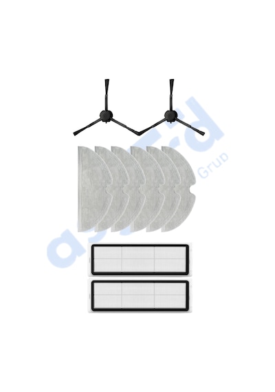 Dreame X30pro-l10s Pro Ultra-x30 Ultra Uyumlu 2 Ana Fırça 2 Yan Fırça 4 Filtre 2 Mop Pkt-iasgf0001530