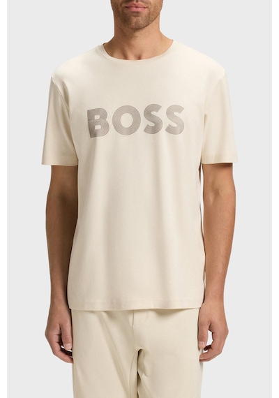 Boss Erkek T Shirt 50543796 131 Bej Bej