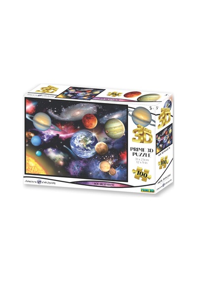 Prime 3d Solar Sistem Puzzle 100 Parça 10782