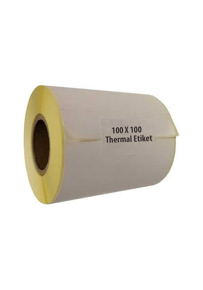 100x100 Yapışkanlı Termal Kargo Etiketi 500 Sarım Termal Etiket