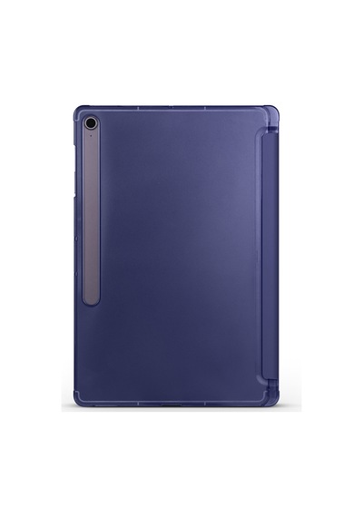 Galaxy Uyumlu  Tab S10 Fe Plus Frm Smart Cover Kalem Bölmeli Standlı 1-1 Kılıf - Pembe Arka Kapak