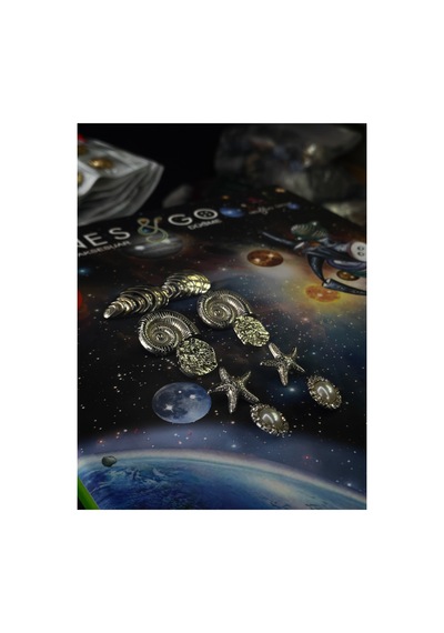 Z.a.r.a Silver Kombin Düğme Seti 5 Model 10 Adet