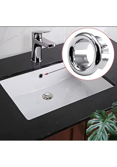 Lavabo Taşma Yüzüğü Krom Her Lavaboyla Uyumlu Diğer
