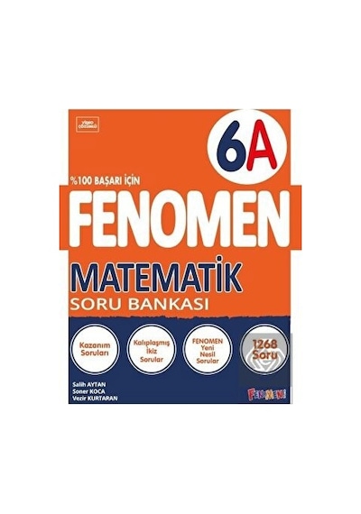 Fenomen Yayınları 6. Sınıf Matematik A Soru Bankası