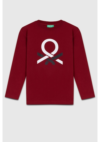 Name It Benetton Erkek Çocuk Uzun Kollu Tshirt Bnt-b23337 Bordo