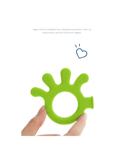 Babyjem Ahtapot Diş Kaşıyıcı Açık Yeşil