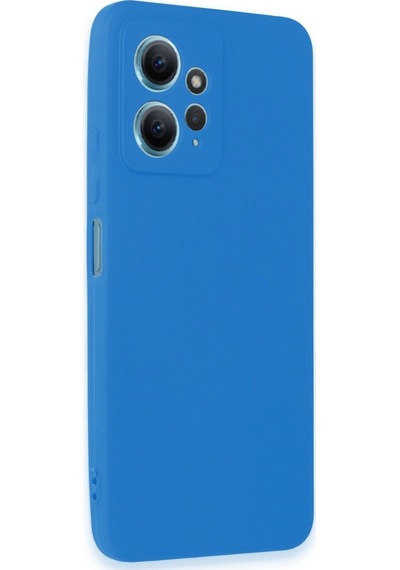 Redmi Note 12 4g Kılıf First Silikon - Mavi Çok Renkli