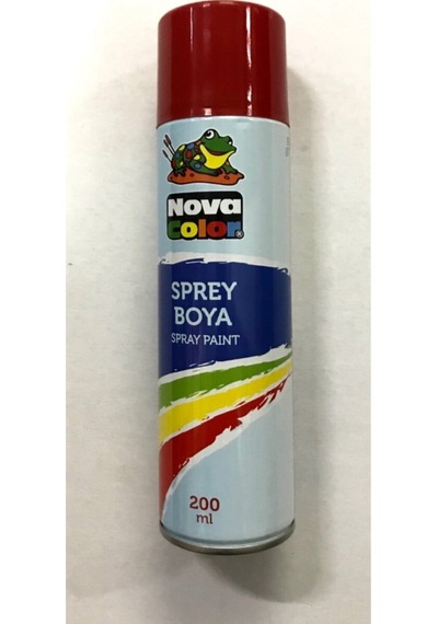 Kırmızı Renk Sprey Boya Kırmızı