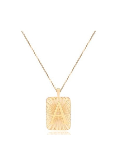 Diamond Line-Gülaylar - Sarı Altın 14 Ayar Harf Kolye N11.25141
