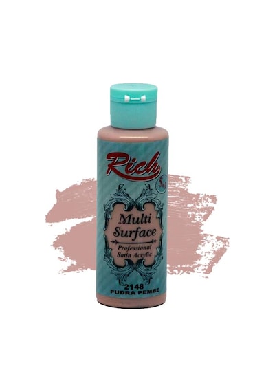 Rich Multi Surface Akrilik Boya 120 CC  Pudra Pembe