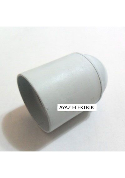 Markecik Beyaz Bakalit E27 Duy Dekoratif Standart Avize Duyu