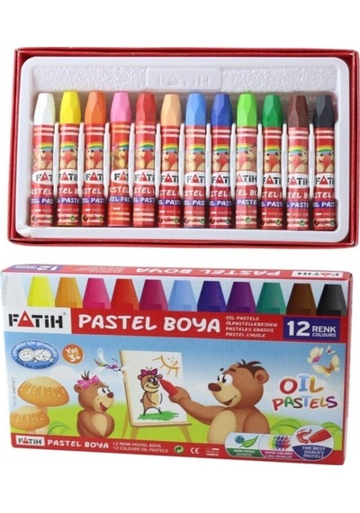 Fatih Renkli Pastel Boya 12'Li
