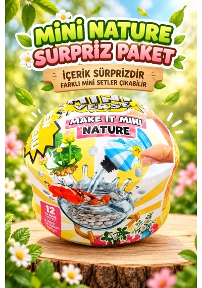 Mini Verse Doğa Temalı Sürpriz Paket 12 Farklı Seçenekli 2. Nesil Oyuncak Sürpriz Paket