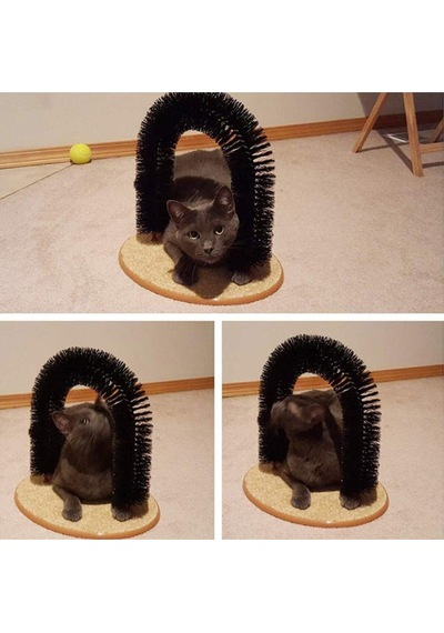 Kedi Masaj Yayı Ve Tımar Fırçası Kendi Kendini Kaşıma&tarama Oyuncağı Dökmeyi Azaltır