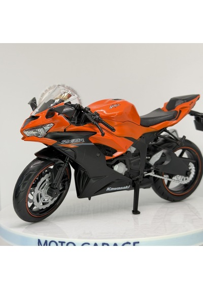 Kawasaki Ninja Zx-6r 1:12 Turuncu Diecast Motosiklet Model