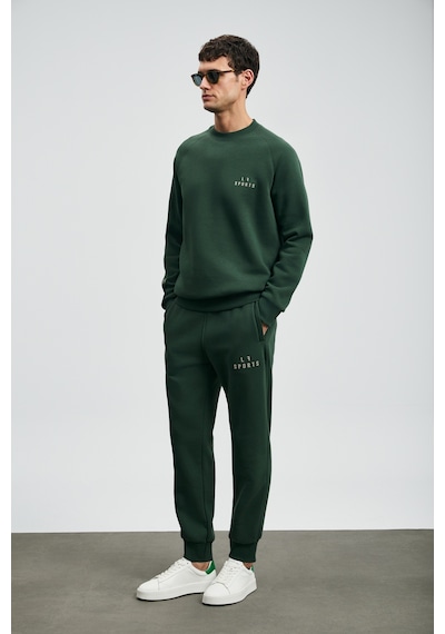 Lufian Sıgma Erkek Sweatshirt Çimen Yeşili Çimen Yeşili 112030186100611 Yeşil