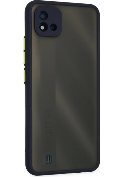 Cosmotex Newface Realme C11 2021 Kılıf Montreal Silikon Kapak - Lacivert