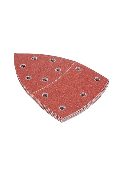 Accessories Zımpara Kağıdı Çoklu Zımpara Makinesi İçin, Farklı Malzemeler, 10 Adet, 102 X 62/93 Mm, Granülasyo