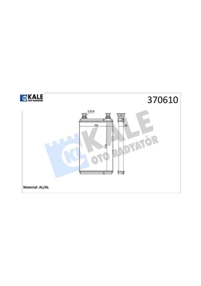 Kalorıfer Radyatoru S-class W221 05 13 Kale Radyatör A2218300061