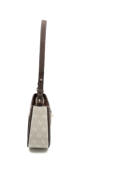 Silver Polo Sp1132 Kadın Çapraz Çanta Monogram Taş-kahve