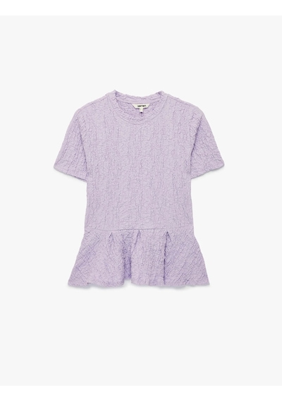 Koton Peplum Lila Kadın Bluz 6sak70020uk Lila