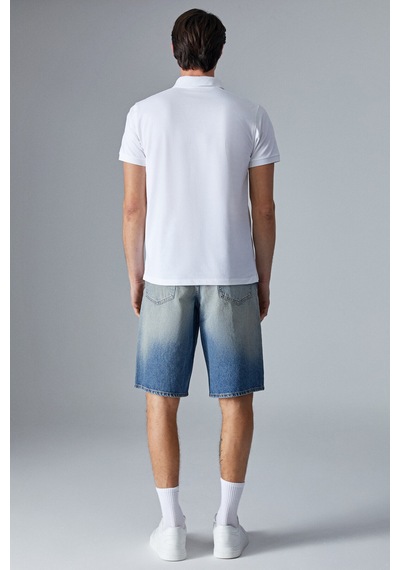 Grımelange MONAGHAN Erkek Polo Yaka Relaxed Fit Patlı Düğmeli Kısa Kollu Beyaz T-Shirt Grımelange MONAGHAN Erkek Polo Yaka Relaxed Fit Patlı Düğmeli Kısa Kollu Beyaz T-Shirt