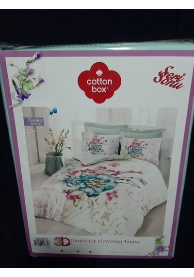 Cottonbox Ranforce % 100 Pamuk 3D Nevresim Takımı