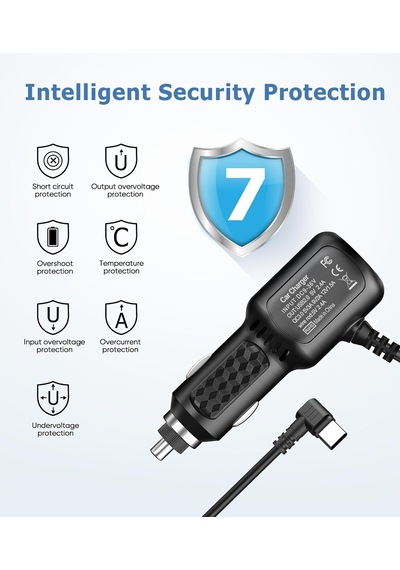 Tr Usb C Çizgi Kam Şarj Cihazı, Tip C Usb Araç Şarj Cihazı, Çift Bağlantı Noktalı Usb Araç Hızlı Şarj Kabl