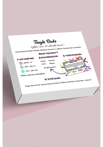 Dükkan Design Çiftler İçin Tingle Date Oyun Kartları
