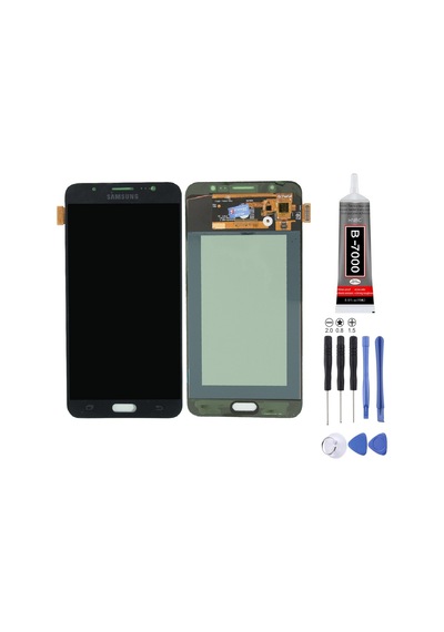 Samsung J7 2016 J710 Uyumlu Lcd Ekran Oled Siyah + Montaj Kiti