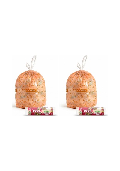 Büzgülü Kokulu Çöp Torbası, Orta Boy Hanımeli 2li Paket