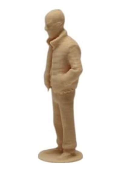 Erkek Ve Kadın 4cm Maket Malzemesi Boyasız