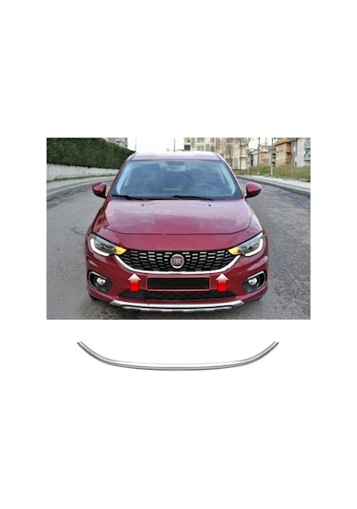 Fiat Egea Uyumlu Ön Panjur 2015-2020 Paslanmaz Çelik Parça