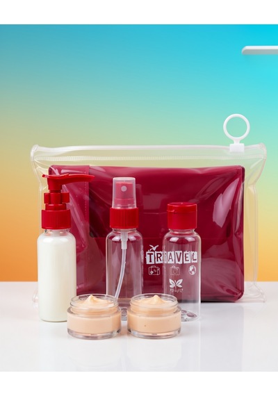 5 Parça Seyahat Banyo Şişesi Seti 30 Ml