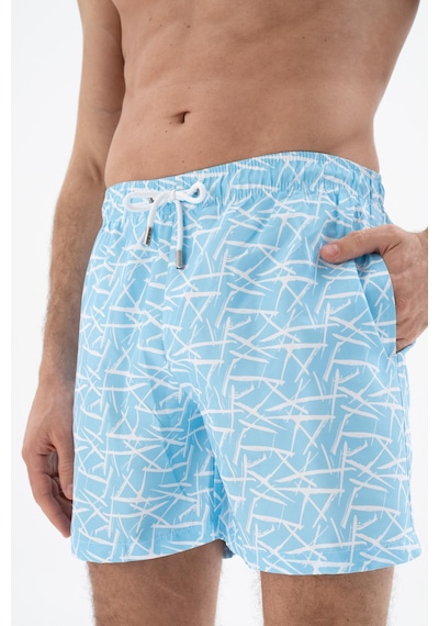 AR-MA Arma Erkek Regular Fit Çok Renkli Mayo Deniz Şortu Y25525278001 Mavi-m1 Mavi