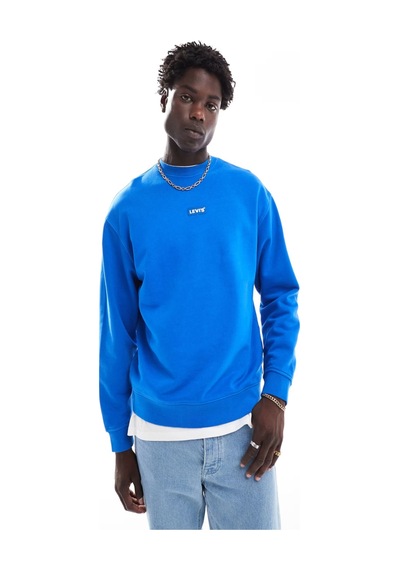 Levi's Erkek Relaxed Bisiklet Yaka Mavi Sweatshirt-a4230-0021