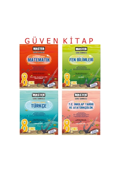 Okyanus 8.sınıf Master Matematik Fen Türkçe İnkılap S.b. Seti