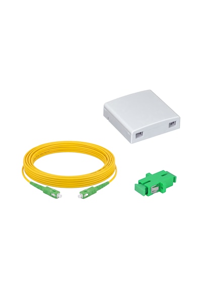 Fiber Modem Taşıma Seti Priz Kutulu