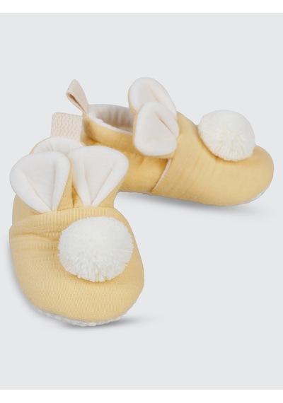 Civil Baby Kız Bebek Patik 17-19 Numara Sarı Sarı