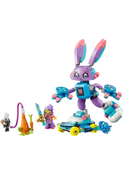 LEGO® DREAMZzz™ Izzie ve Oyun Tavşanı Bunchurro 71490 - 7 Yaş ve Üzeri Çocuklar için Yaratıcı Oyuncak Yapım Seti (252 Parça)