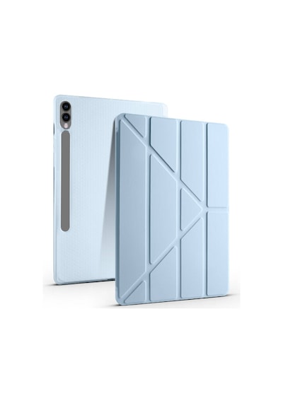 M.Tk Moveteck Samsung Galaxy Tab S9 FE Plus SM-X610 Uyumlu Kalem Bölmeli Yuvalı Kılıf