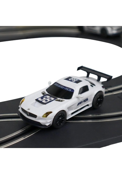 Junior Drive 2 Mercedes Arabalı Yarış Pisti Seti Çok Renkli