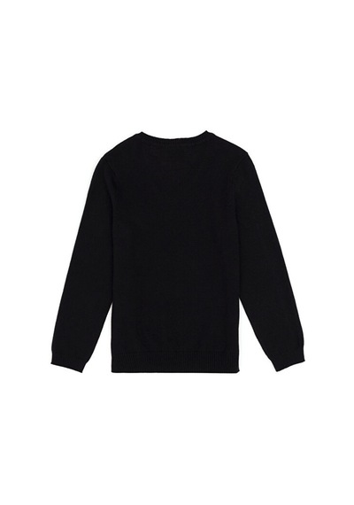 U.S. Polo Assn. Kız Çocuk V Yaka Basic Kazak 50294198-vr046 Siyah