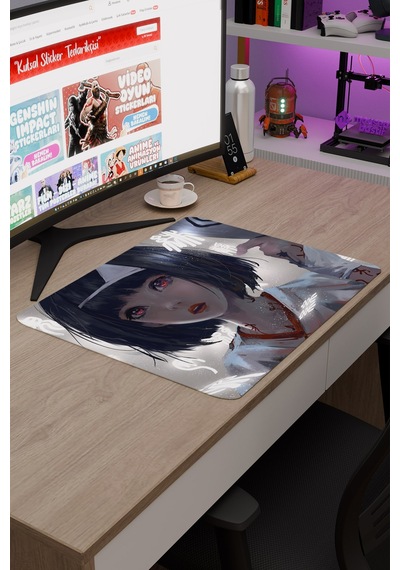 Noragami Kaymaz Dikişli Kauçuk Oyuncu Mousepad V1 - 48x40 Xl Gaming Mouse Pad Fare Altlığı