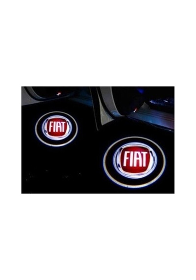 Fiat Kapı Altı Led Aydınlatma Araç Logolu