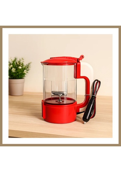 Bezos 12v Araç Oto Kettle Su Isıtıcı Çakmaklık Fişli, Plastik 22