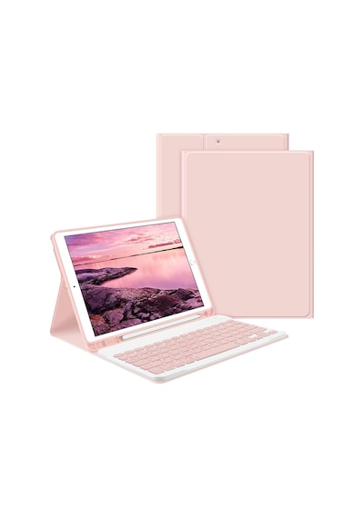 Samsung Galaxy Uyumlu Tab S9 Fe Plus/s10 Plus/s9 Plus Kılıf Kablosuz Klavyeli Case Mobax Türkçe X610-16-810-18 X820 Kılıf