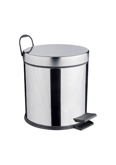 Maxiflow Maxıflow 5 Lt Krom Micro Pedallı Çöp Kovası